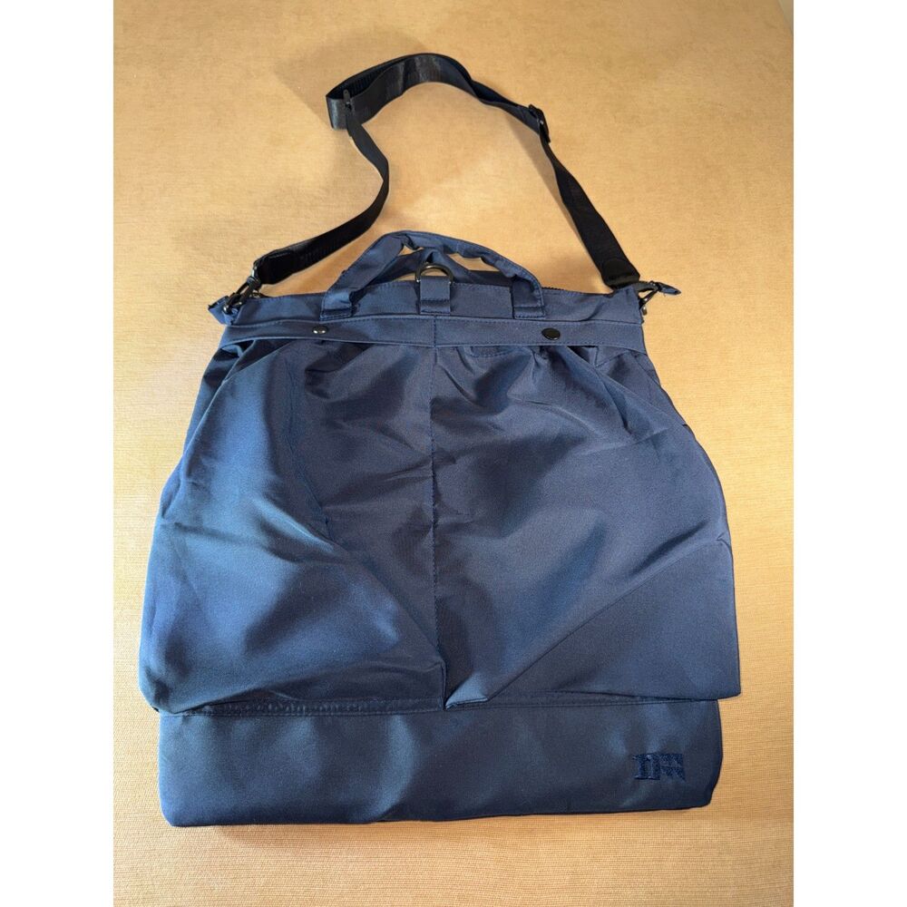 Navy Blue fabric Generic laptop bag, backpack.